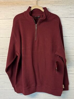 NWT Men's Quarter-Zip Sweater Pullover by Wolverine
